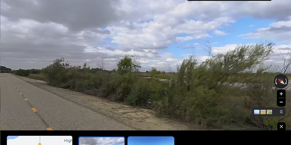 Street view of Kern River Parkway Trail